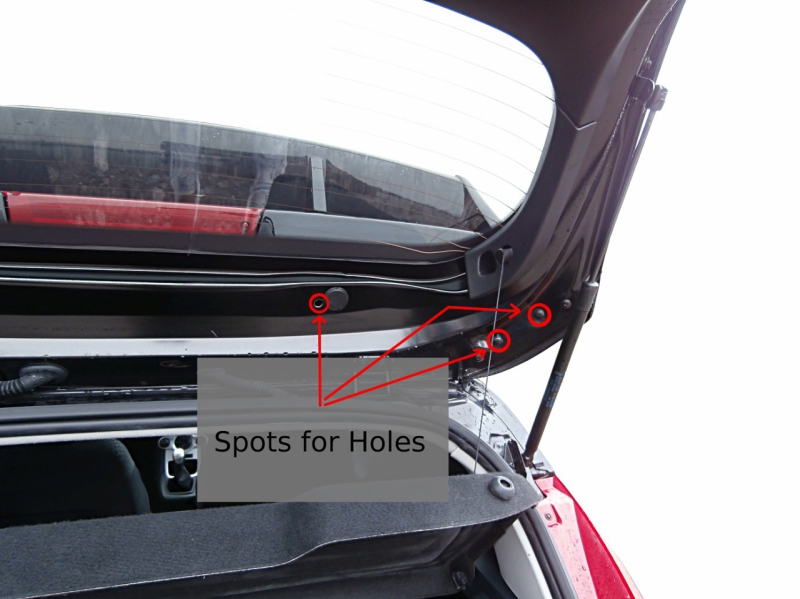 ROOF SPOILER FORD FIESTA MK7 (FOCUS RS LOOK) - 6