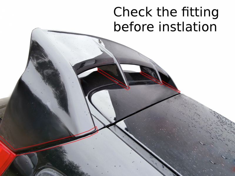 ROOF SPOILER FORD FIESTA MK7 (FOCUS RS LOOK) - 3