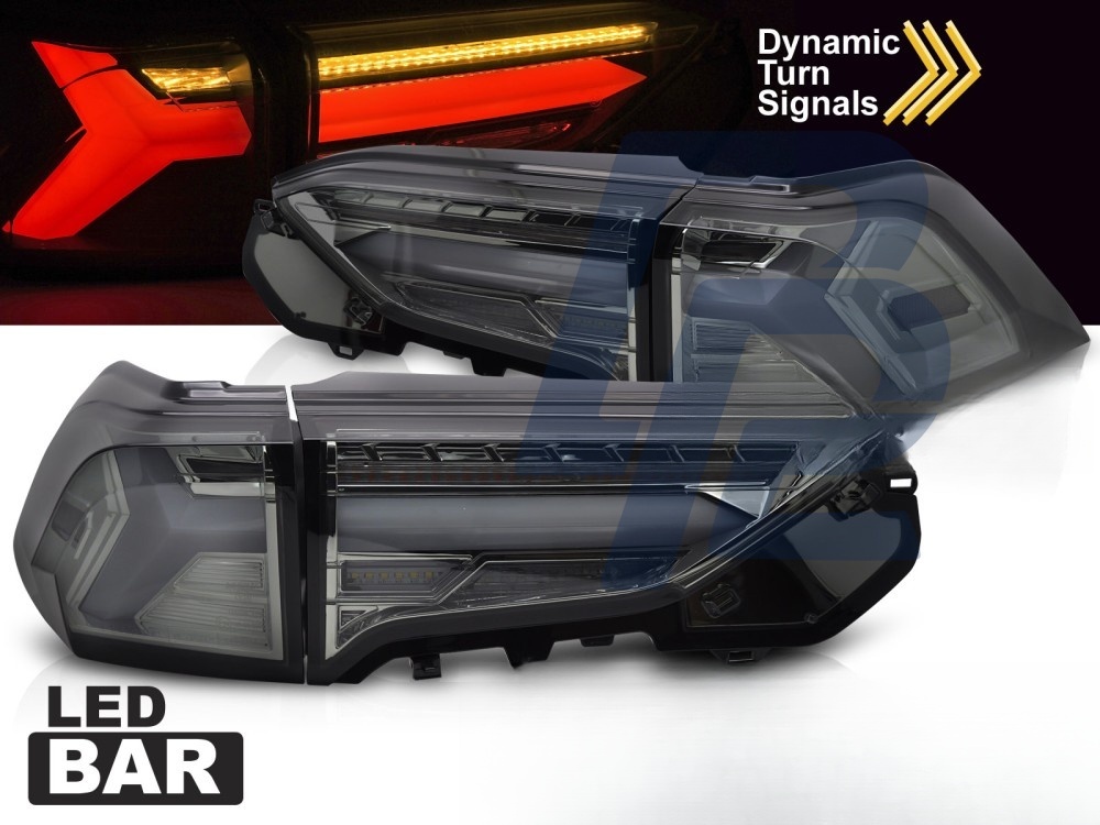 Tail Lights for Toyota RAV4 2019–2025 LED Bar Smoked - 4