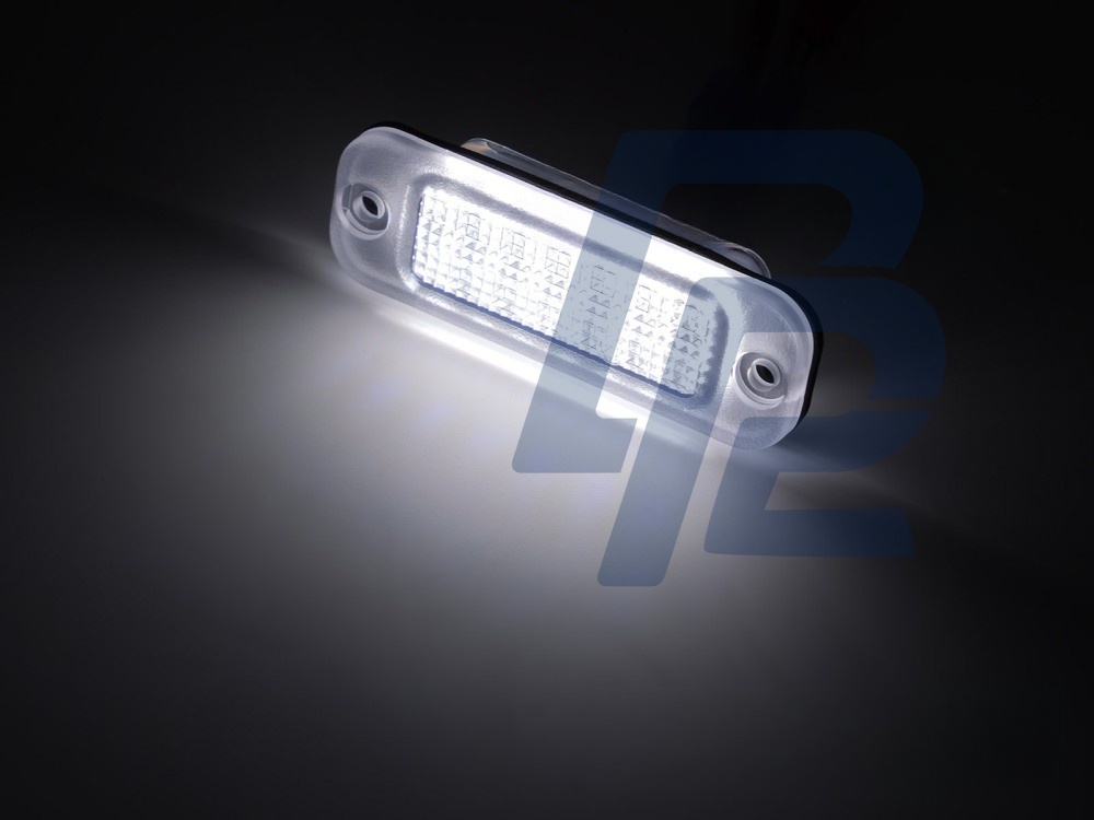 LED Number Plate Lights for Mercedes W463 2012–2018 W464 G63 G65 G500 - 2