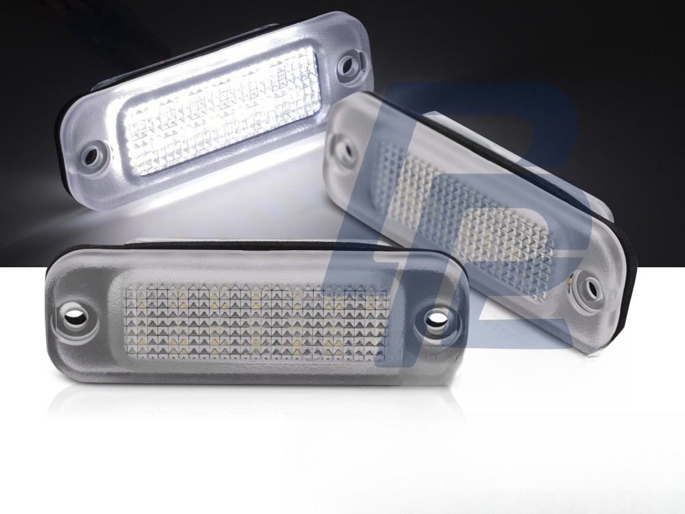 LED Number Plate Lights for Mercedes W463 2012–2018 W464 G63 G65 G500 - 4