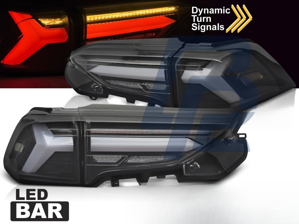 Tail Lights for Toyota RAV4 2019–2025 LED Bar Black - 3