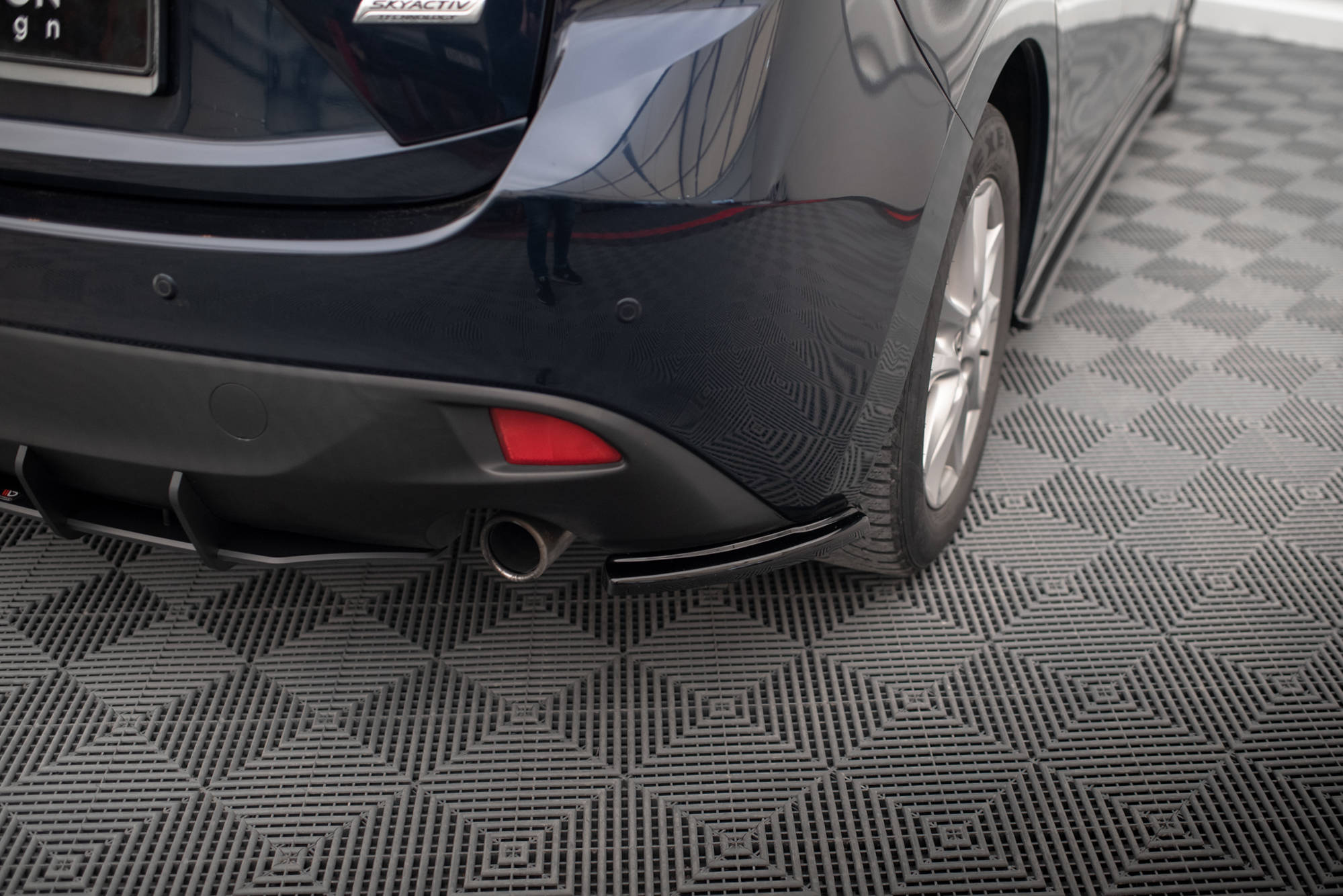 Rear Side Splitters Mazda 3 Mk3 - 3