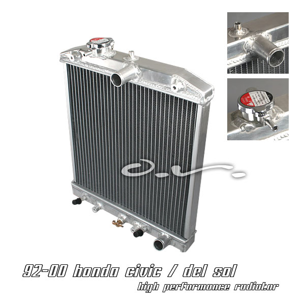 HONDA CIVIC/DELSOL 92-00 DOHC ALUMINIUM SIX RADIATOR