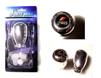 UNIVERSAL SHIFT KNOB CHROME INCL TRD LOGO [SM]