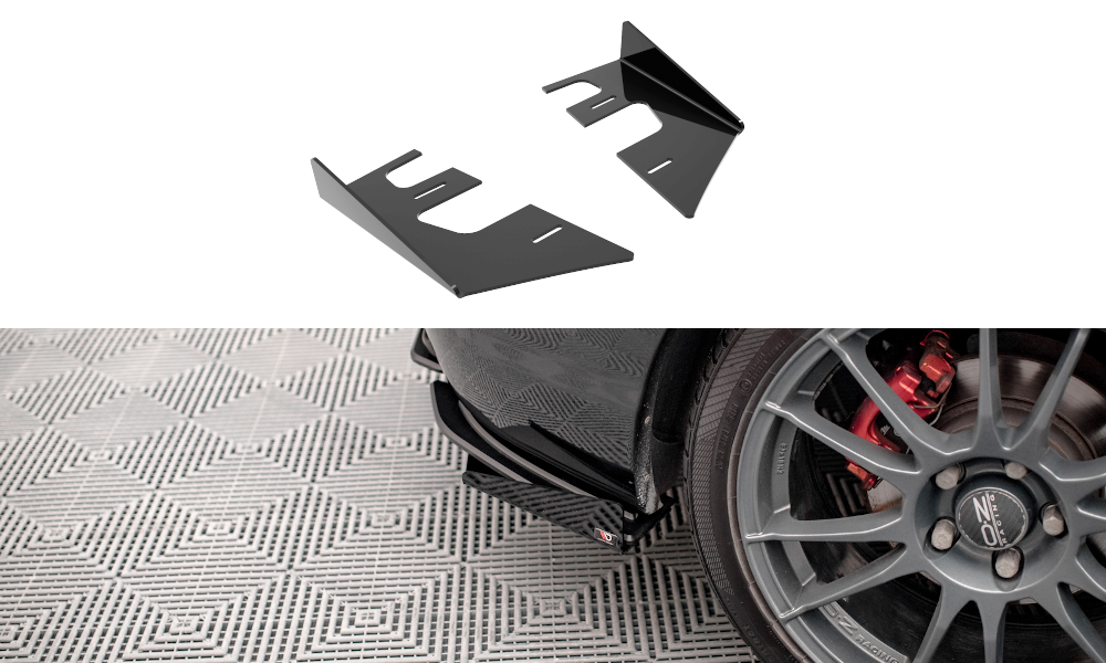 Rear Side Flaps Mazda 3 MPS Mk1 US-Spec Version