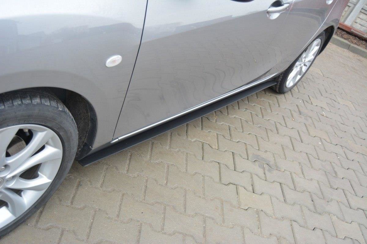 Racing Side Skirts Diffusers Mazda 3 MK2 Sport (Preface) - 2