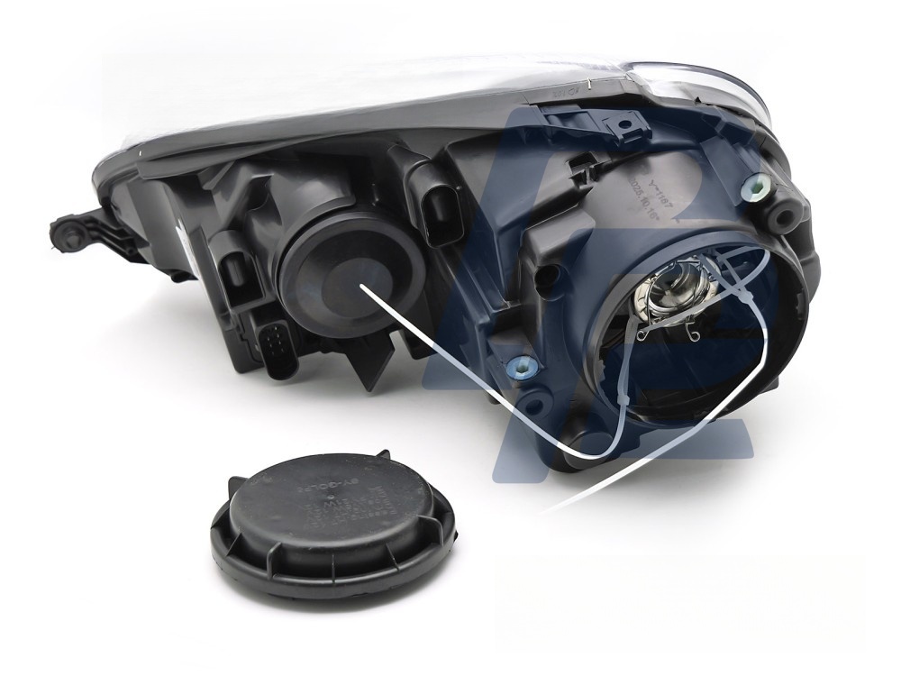 Headlights Black for VW Golf V 2003–2009 - 3