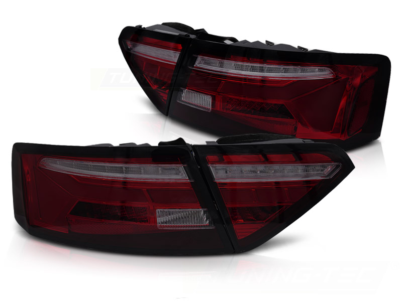 LED-BAKLYKTOR RÖD/TONAD SEQ TILL AUDI A5 2011-2016 OEM BULB