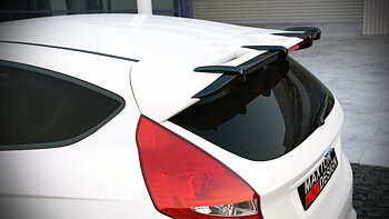 ROOF SPOILER EXTENSION FORD FIESTA MK7 ST / ZETEC S FACELIFT PRIMER PAINTED
