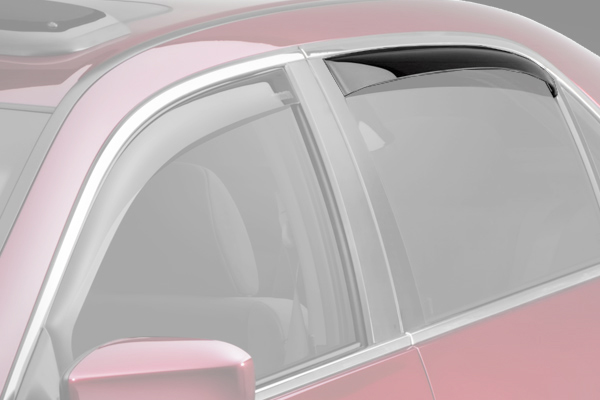 KPY Window Visor Compatible With Honda Civic Hatchback 2016-2021, 4PC Rain Guard
