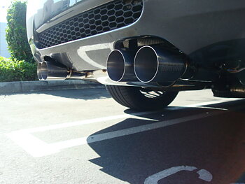 BMW E90 M3 08+ AXLE BACK DUAL EXHAUST POLISHED TIP [MR]