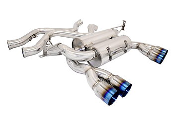 BMW E90 M3 08+ AXLE BACK DUAL EXHAUST TITANIUM TIP [MR]