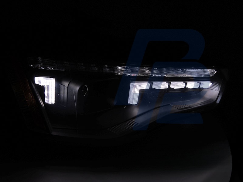 Halogen Headlights LED Black Sequential for Audi A5 2011–2016 - 2