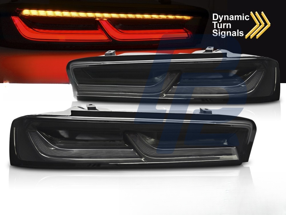 LED Tail Lights Smoked Black for Chevrolet Camaro 2016–2018 - 3
