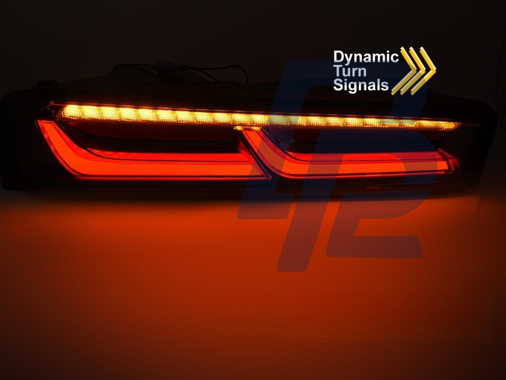 LED Tail Lights Smoked Black for Chevrolet Camaro 2016–2018 - 6