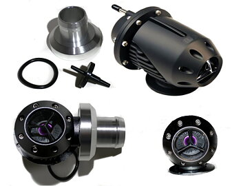 HKS STYLE SSQV SUPER SEQUENTIAL BLOWOFF VALVE BLACK [SIX]