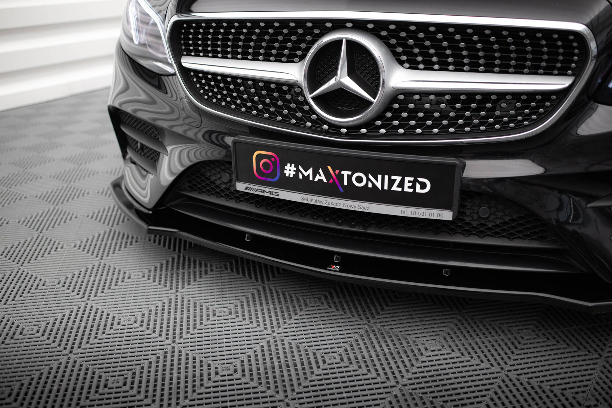 Front Splitter V.1 Mercedes-Benz E-Class W213 Coupe (C238) / Cabriolet (A238) AMG-Line / 53 AMG - 3