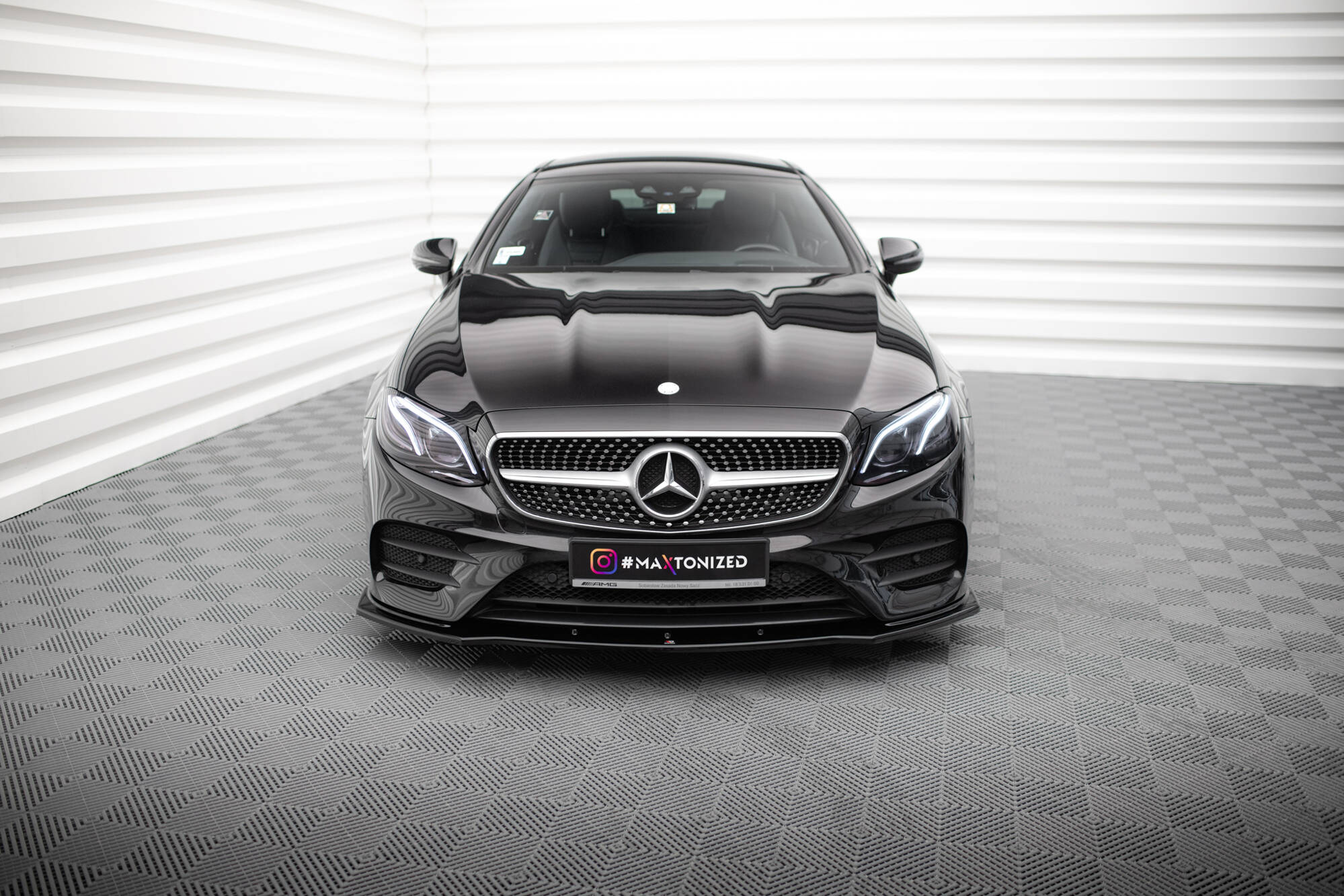 Front Splitter V.1 Mercedes-Benz E-Class W213 Coupe (C238) / Cabriolet (A238) AMG-Line / 53 AMG - 2