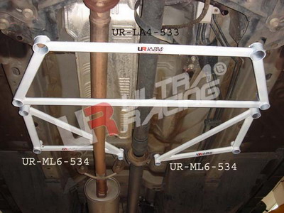 HONDA CRV 07+ 2WD ULTRARACING 6-PUNKTS MITT NEDRE STABILISERINGSSTAG