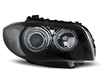 HEADLIGHTS BMW 1 E87/E81 04-07 BLACK