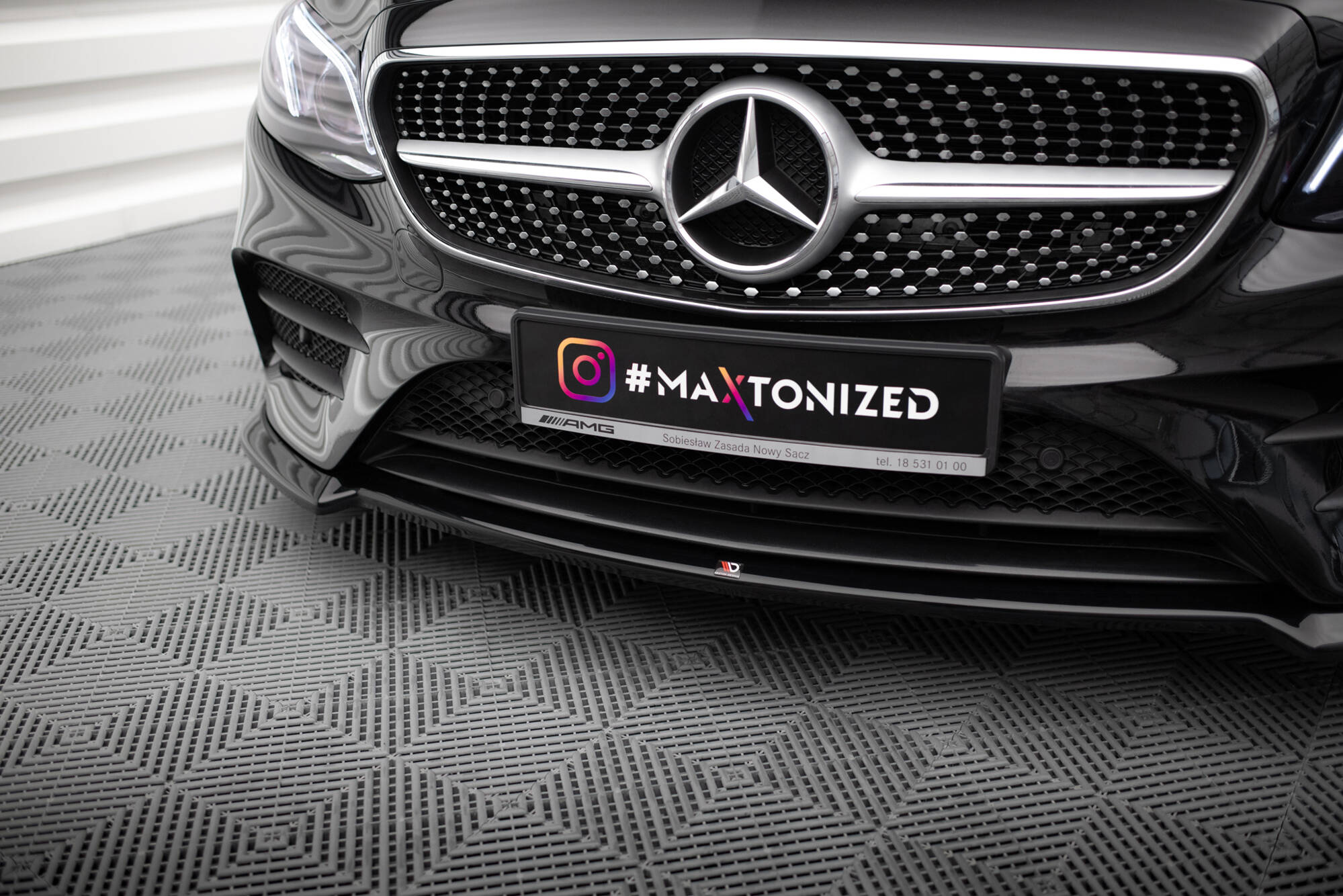 Front Splitter V.2 Mercedes-Benz E-Class W213 Coupe (C238) / Cabriolet (A238) AMG-Line / 53 AMG - 3