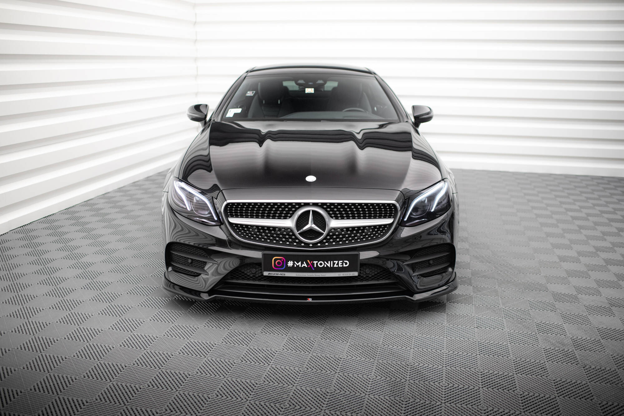 Front Splitter V.2 Mercedes-Benz E-Class W213 Coupe (C238) / Cabriolet (A238) AMG-Line / 53 AMG - 2