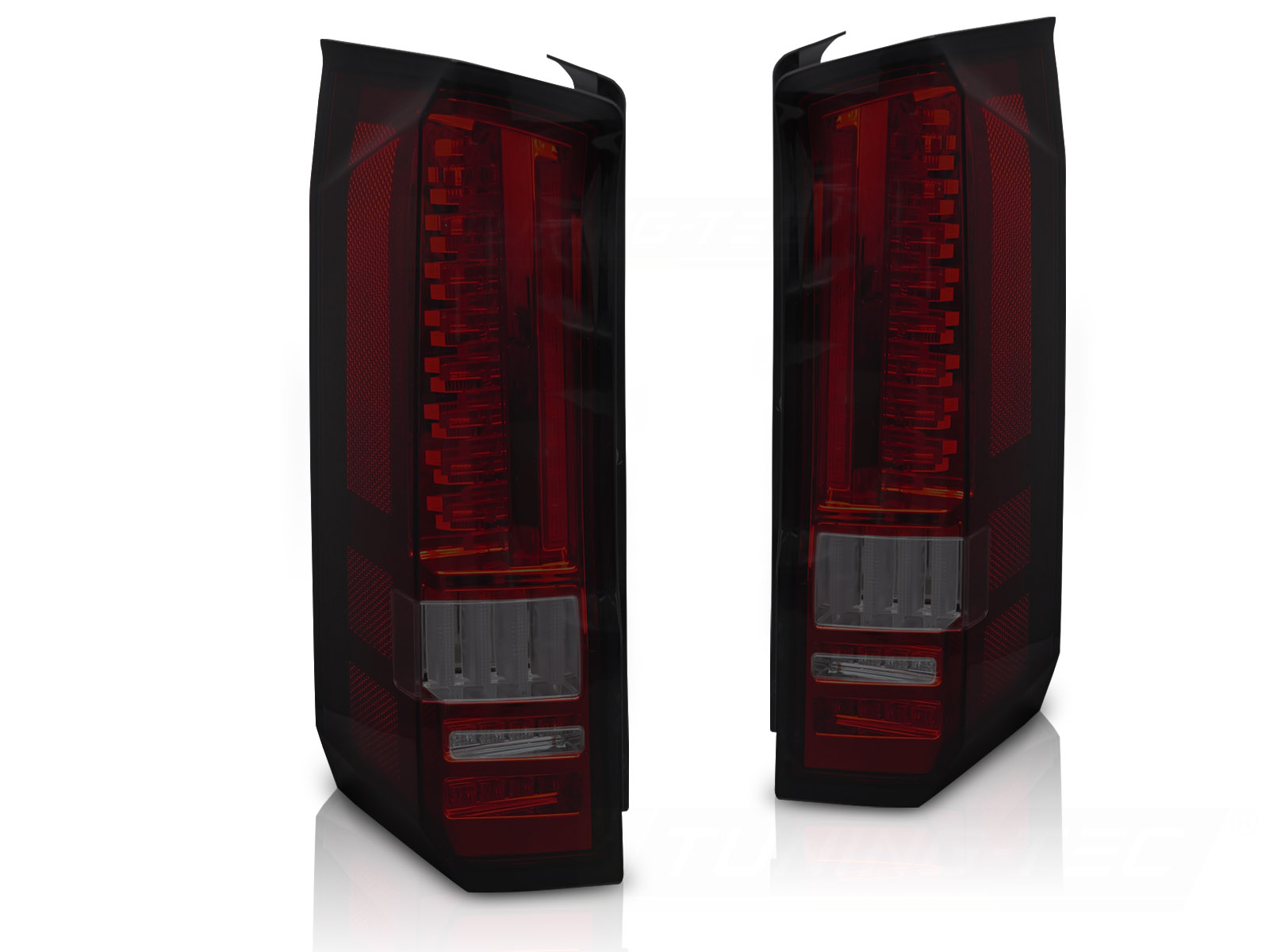 LED-BAKLYKTOR RÖD/TONAD SEQ TILL VW CRAFTER 2017-