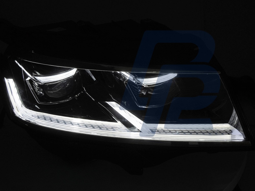 Full LED Headlights Black DRL Sequential for VW T6.1 2020–2024 - 8