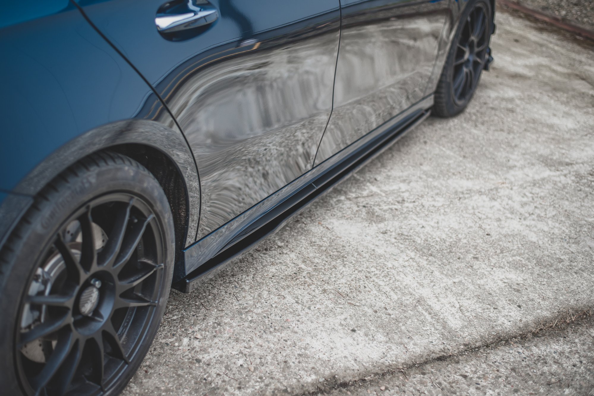 Side Skirts Diffusers V.1 Mercedes A35 AMG / AMG-Line W177 - 3