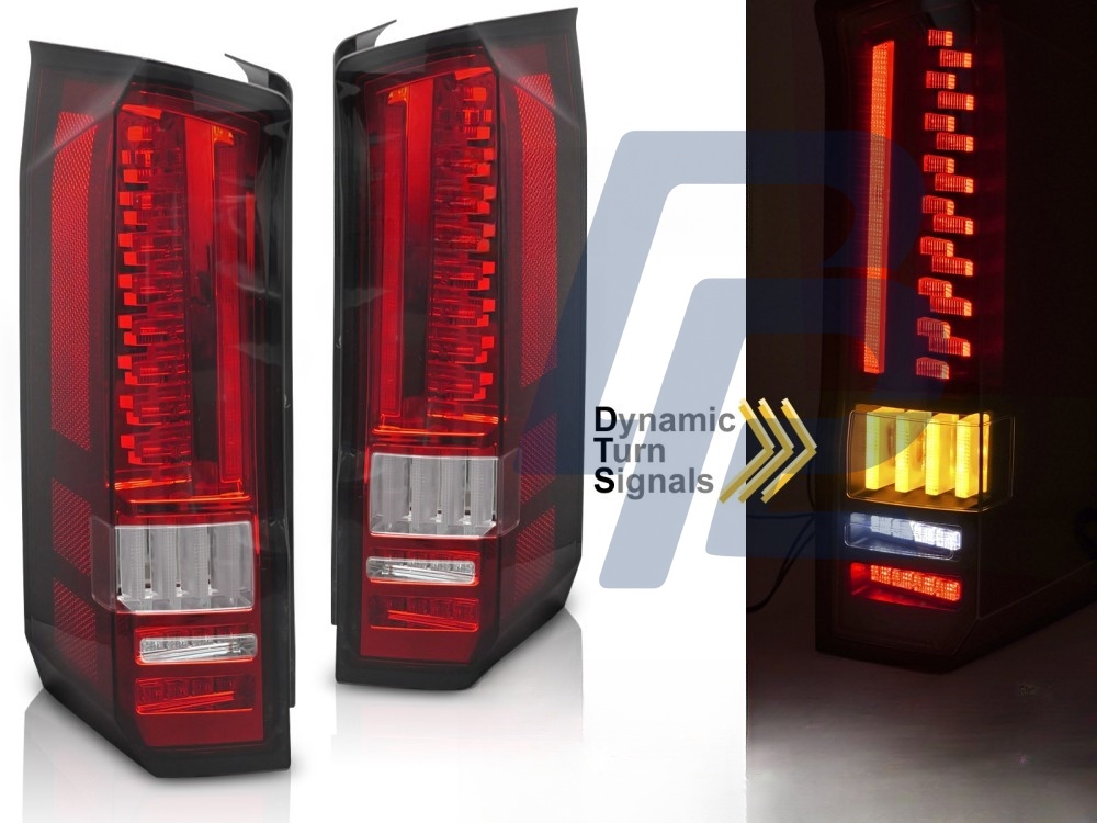 LED Tail Lights Red/Clear Sequential for VW VW Crafter 2017– - 5