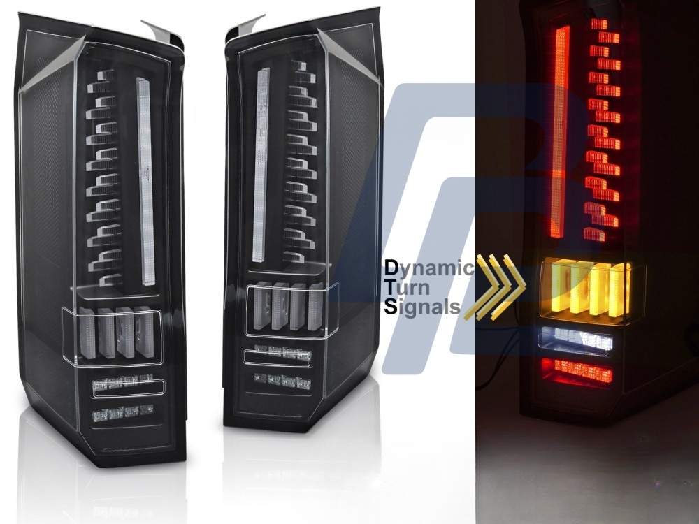LED Tail Lights Black Sequential for VW VW Crafter 2017– - 3