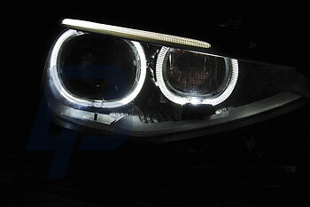 HEADLIGHTS BMW F20 / 21 11-12.14 AE TRUE DRL BLACK