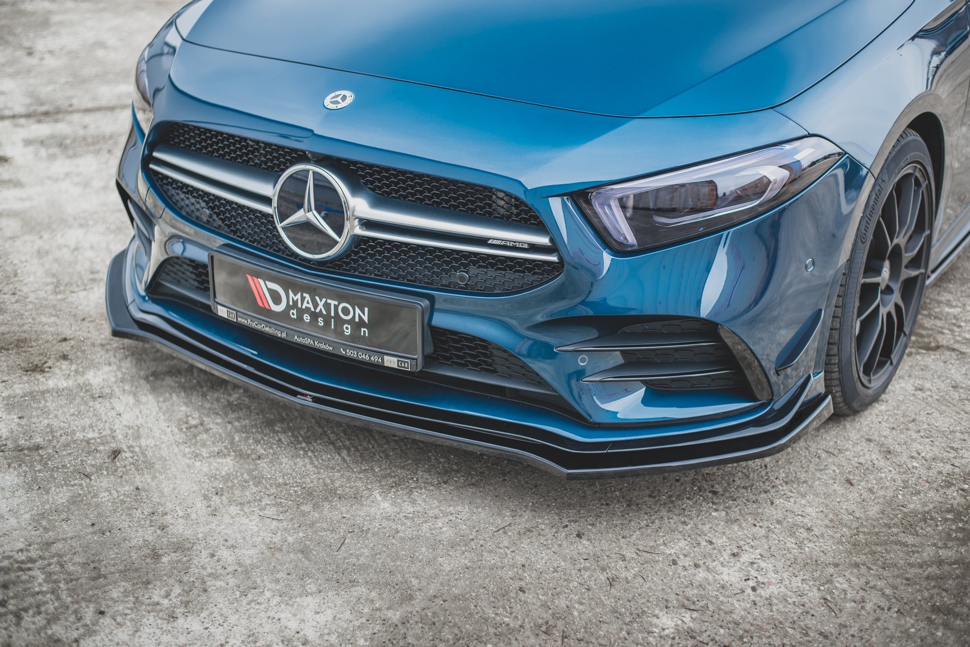 Front Splitter V.2 Mercedes A35 AMG AERO W177 - 5