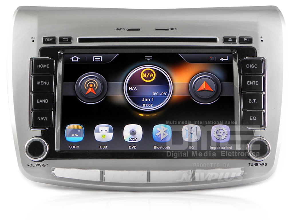 LANCIA DELTA 7" MODELLANPASSAD ANDROID HUVUDENHET