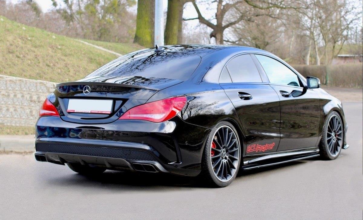 Side Skirts Diffusers Mercedes CLA 45 AMG C117/A45 AMG W176 (Preface) - 3