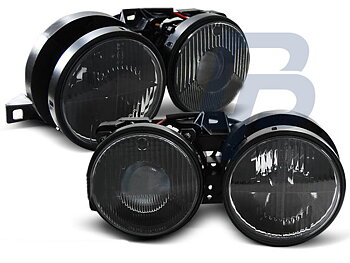 HEADLIGHTS BMW E30 11.82-06.94 BLACK