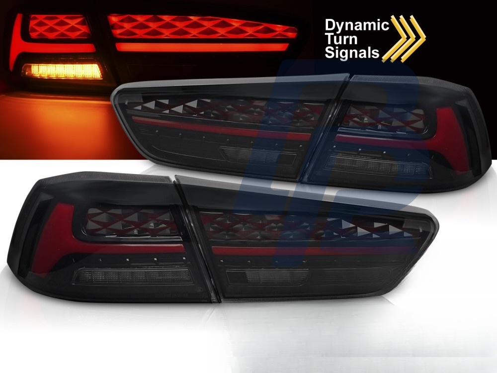 LED Tail Lights Smoked for Mitsubishi Lancer 8 Saloon 2008–2016 / Lancer Evolution X 2007–2016 - 2