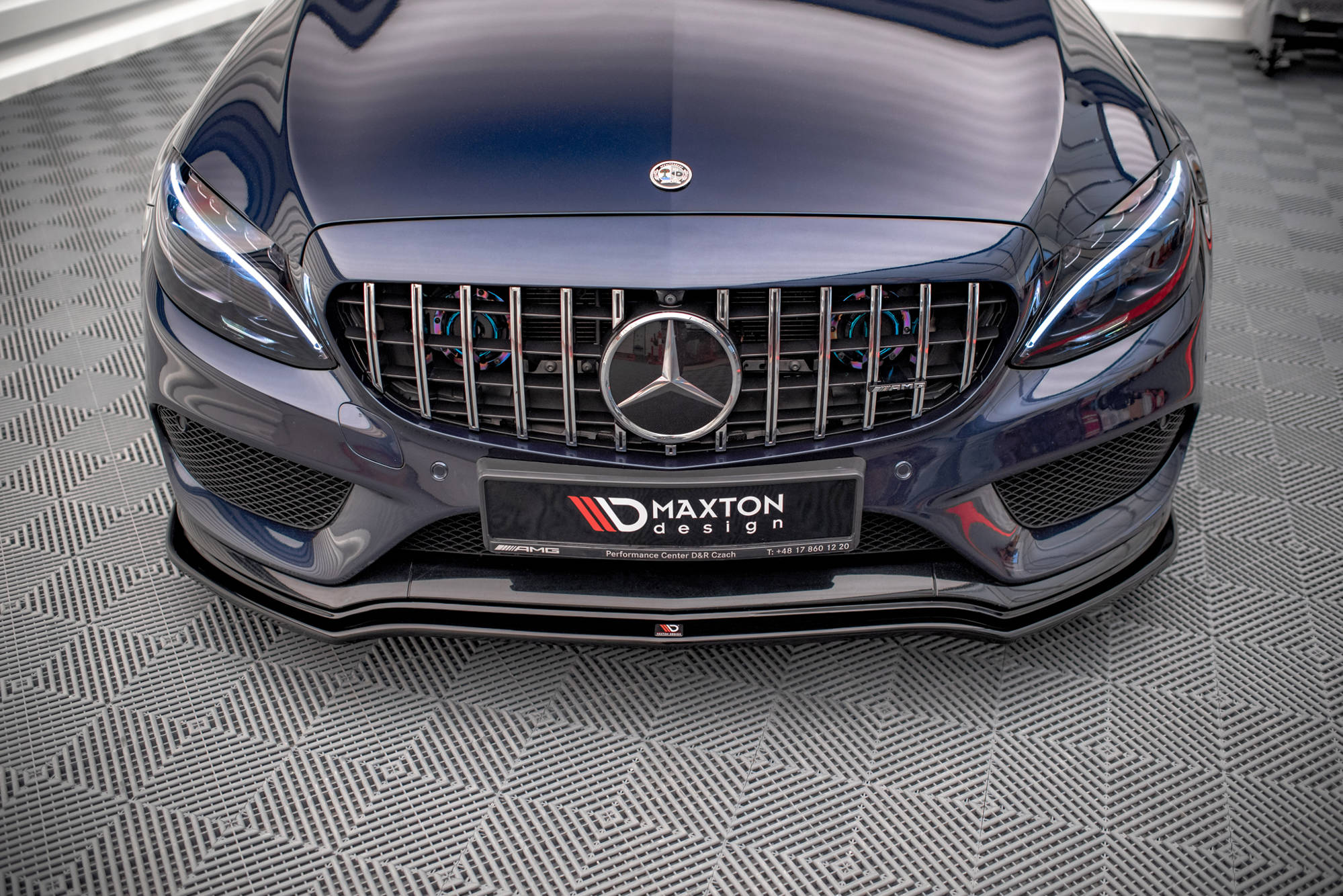 Front Splitter V.1 Mercedes-AMG C 43 / AMG-Line W205 - 2