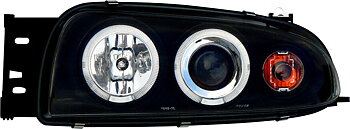 FORD FIESTA 96-99 ANGEL EYE STRÅLKASTARE SVARTA V1