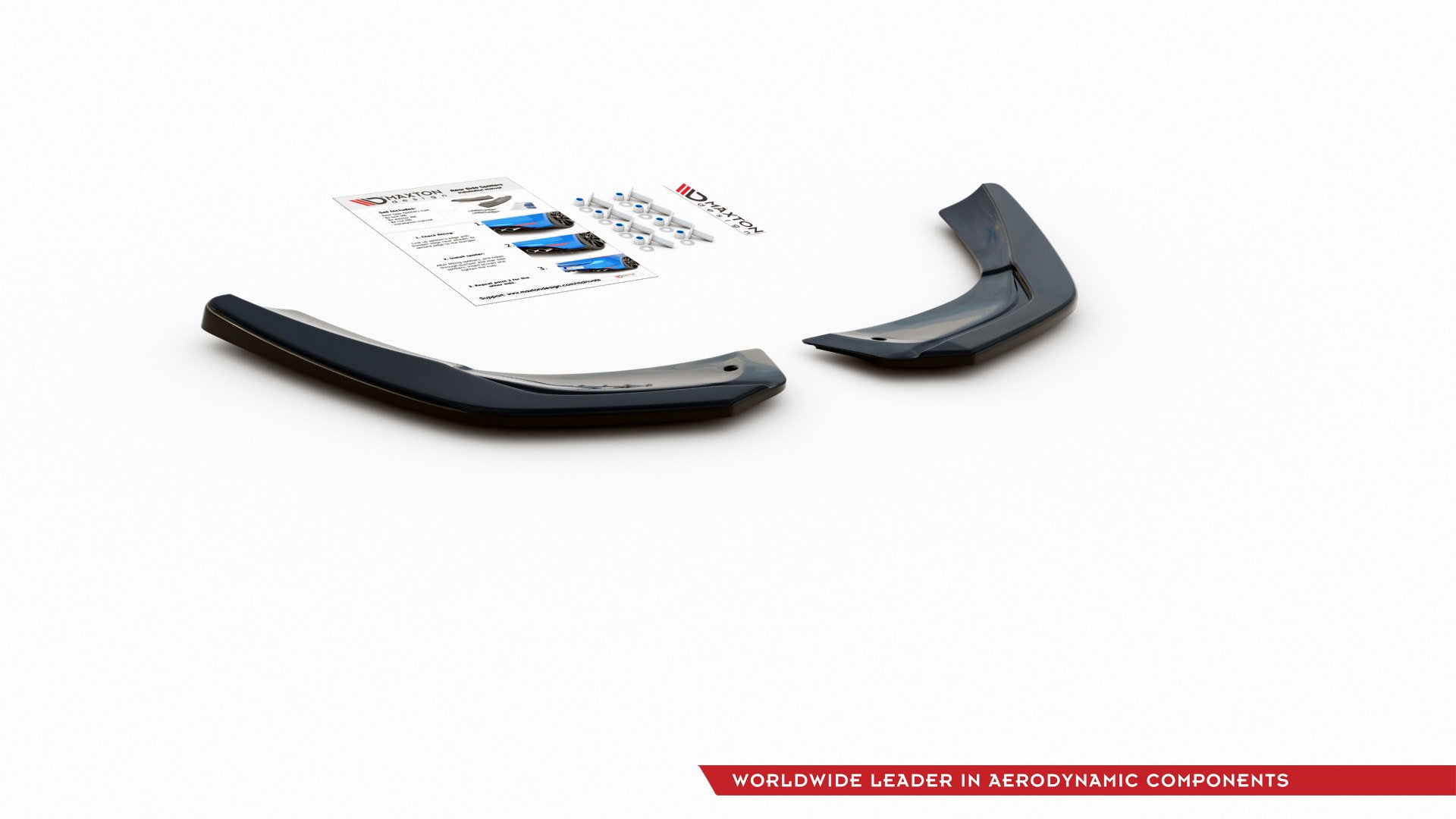Rear Side Splitters Mercedes A35 AMG Hatchback W177 - 6