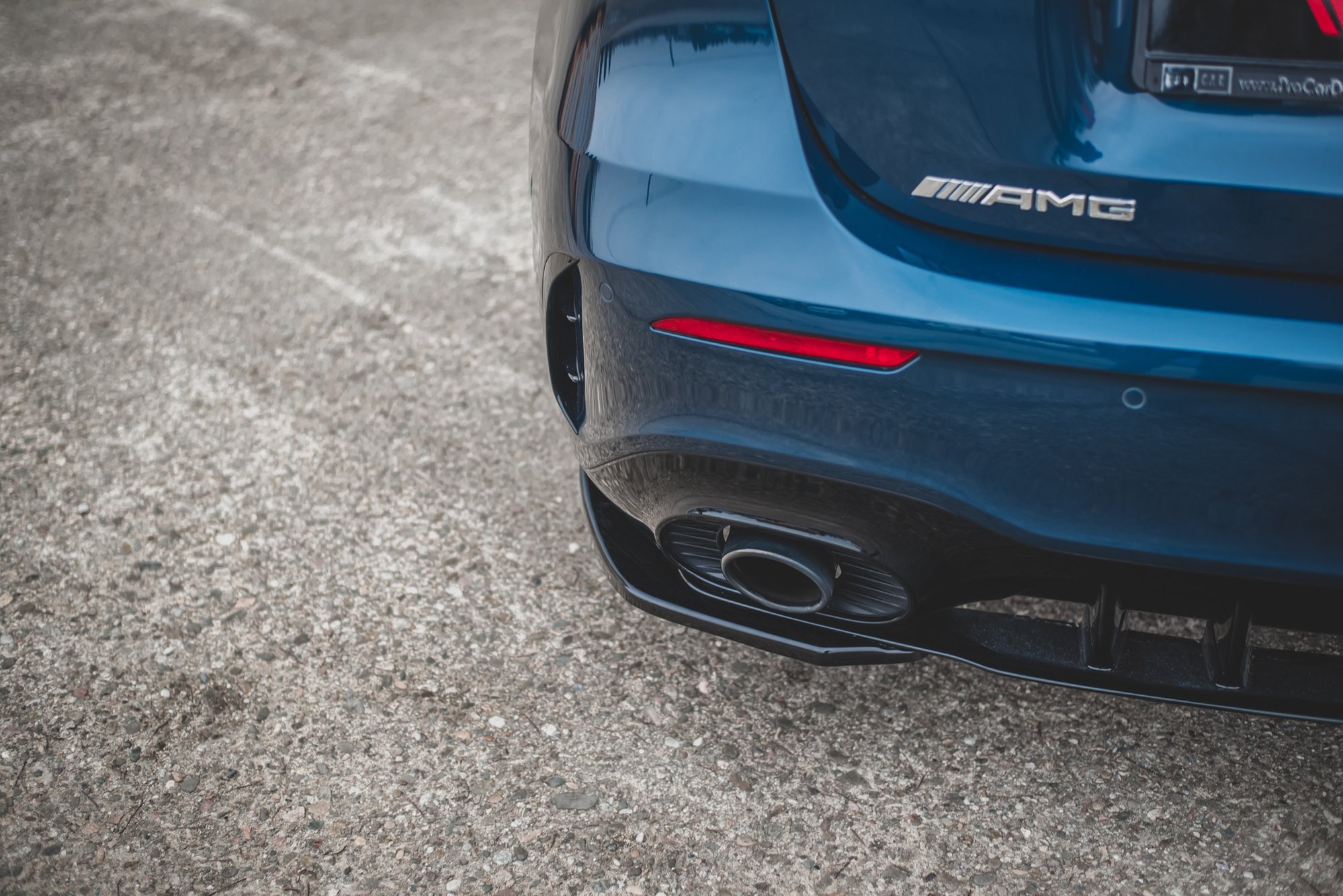 Rear Side Splitters Mercedes A35 AMG Hatchback W177 - 5