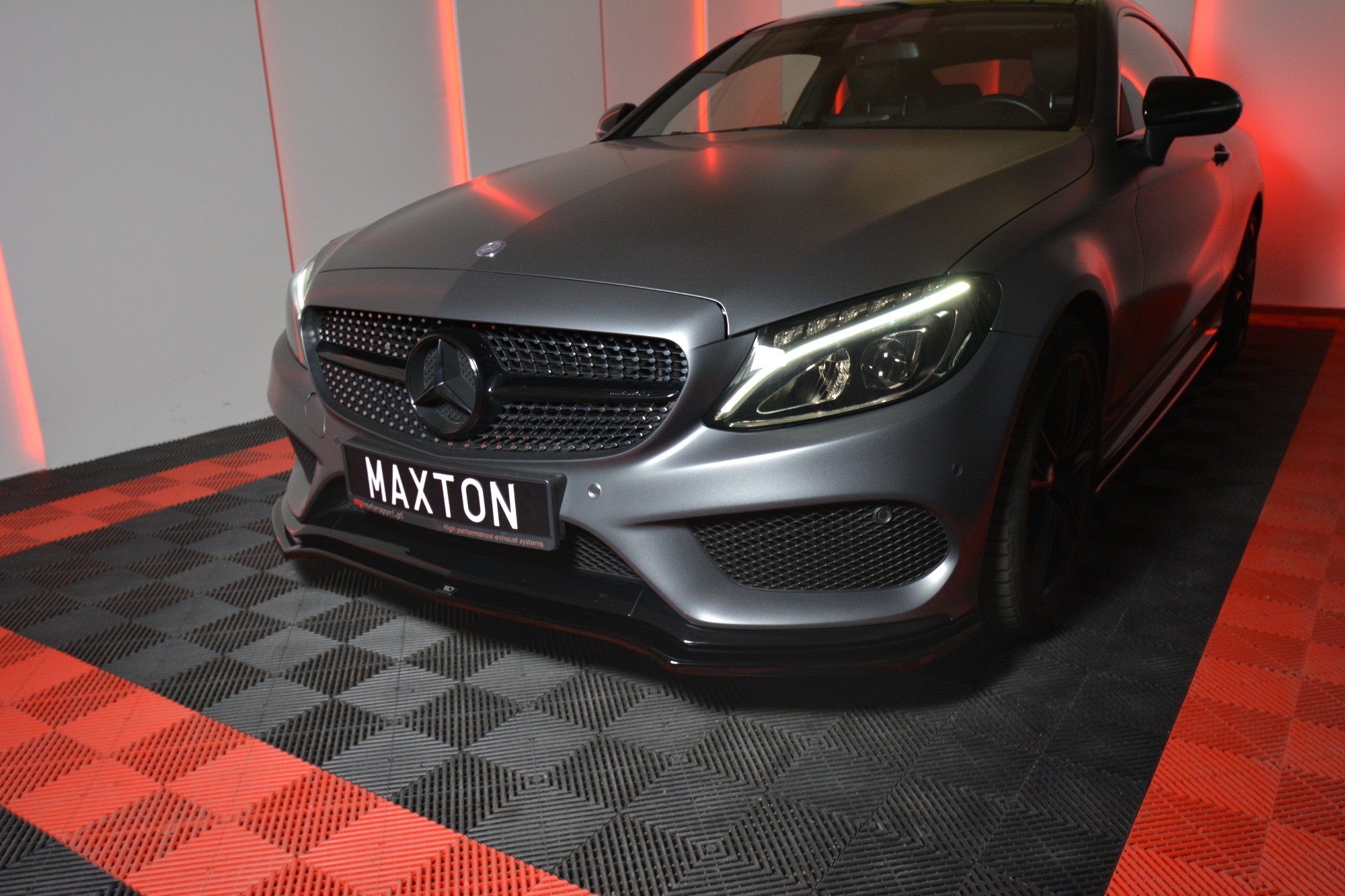 Front Splitter Mercedes C-class W205 Coupe Amg-line (2015-2018) - 2