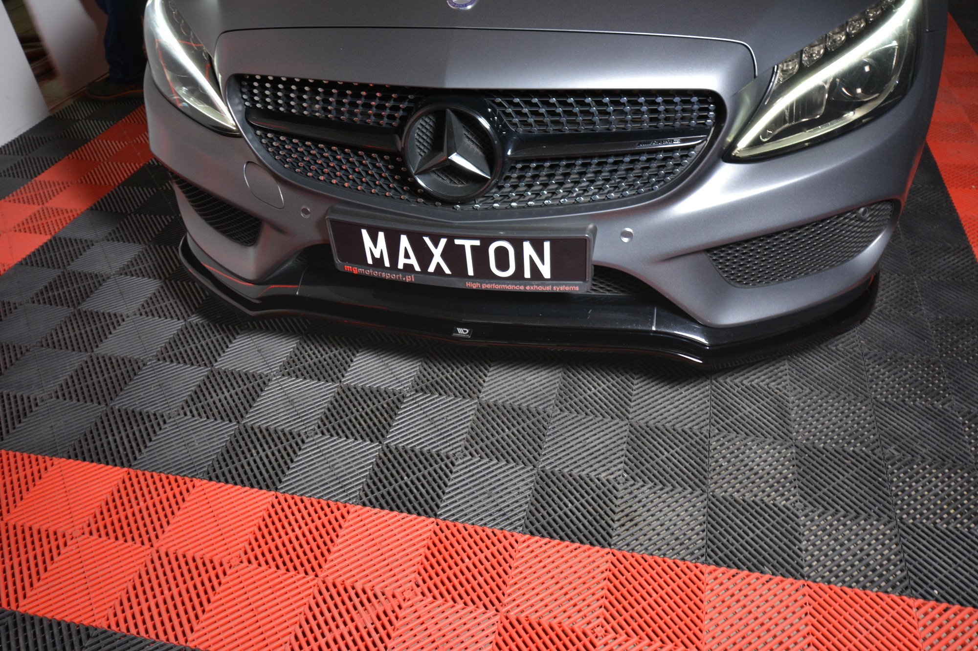 Front Splitter Mercedes C-class W205 Coupe Amg-line (2015-2018) - 4