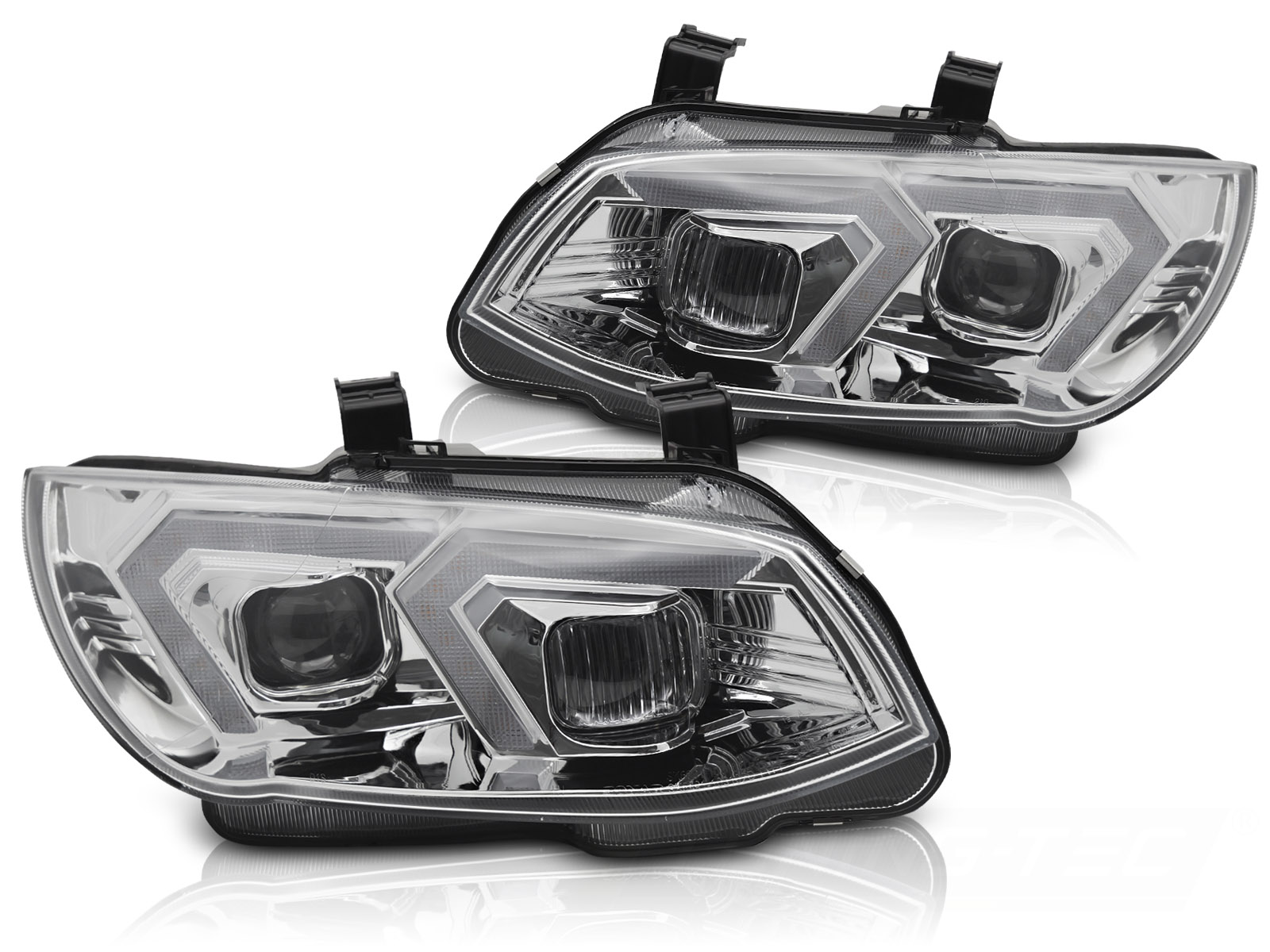 XENONSTRÅLKASTARE KROM TILL BMW E92/E93 LCI 2010-2013