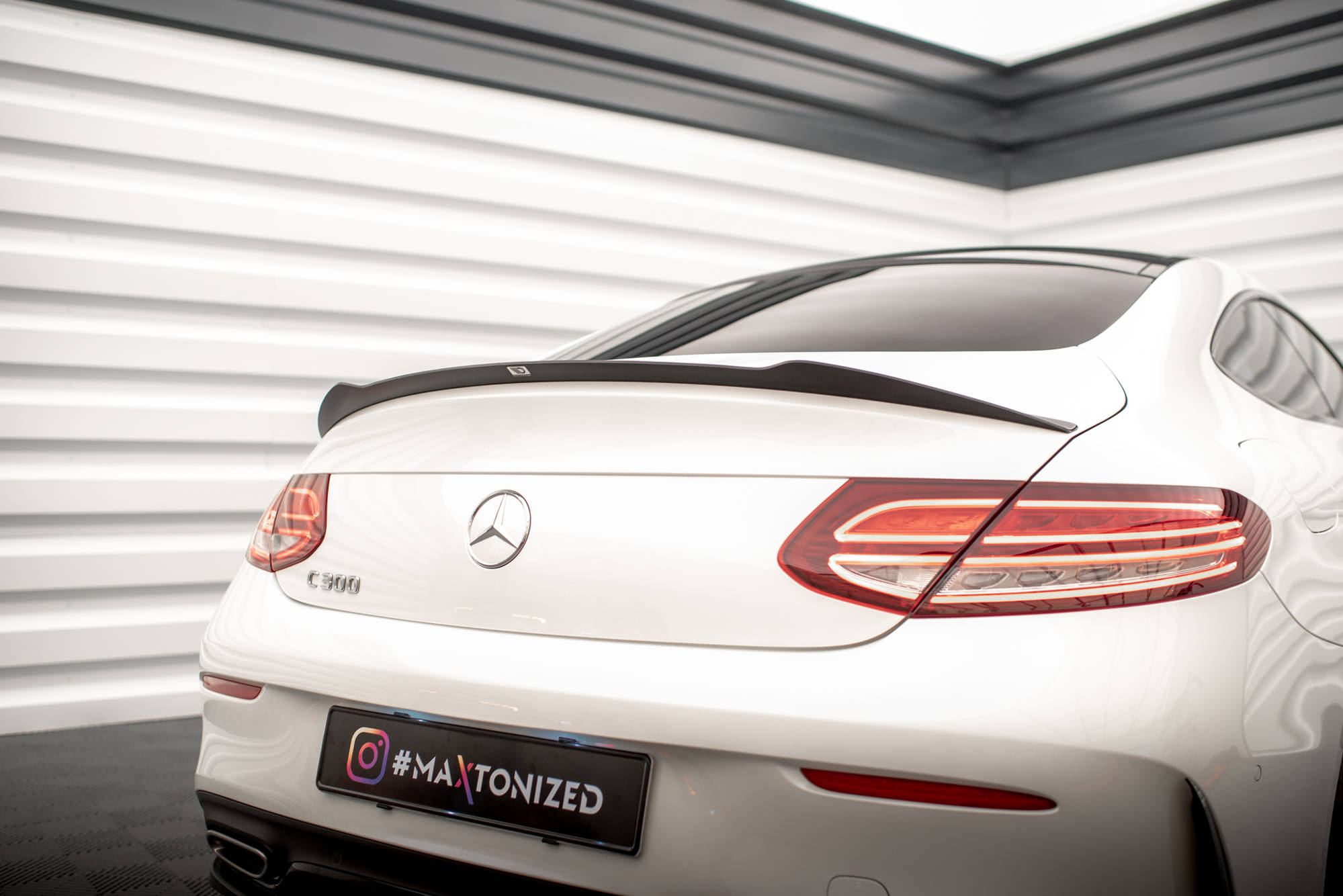 Spoiler CAP Mercedes C W205 Coupe AMG-Line - 3