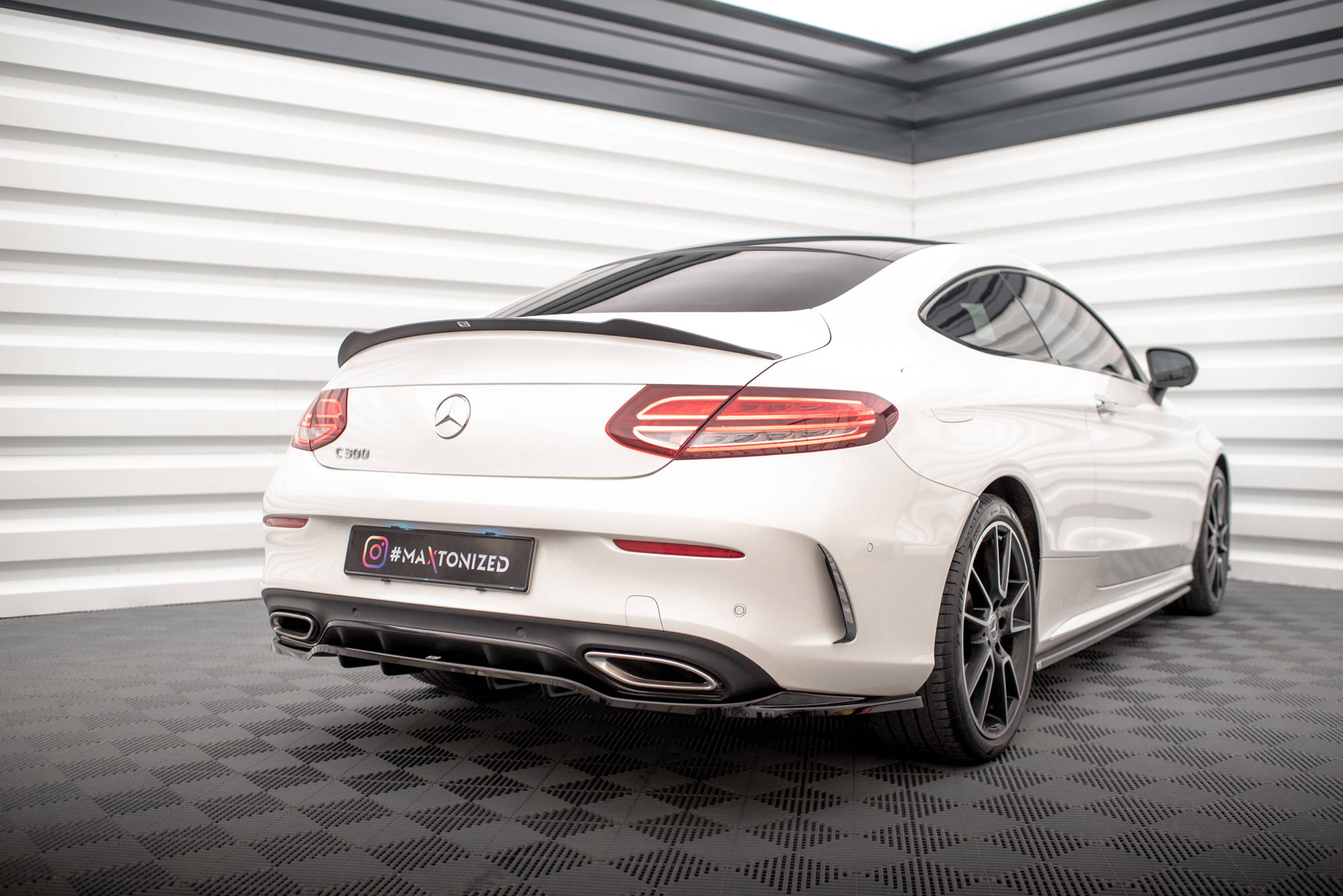 Spoiler CAP Mercedes C W205 Coupe AMG-Line - 2