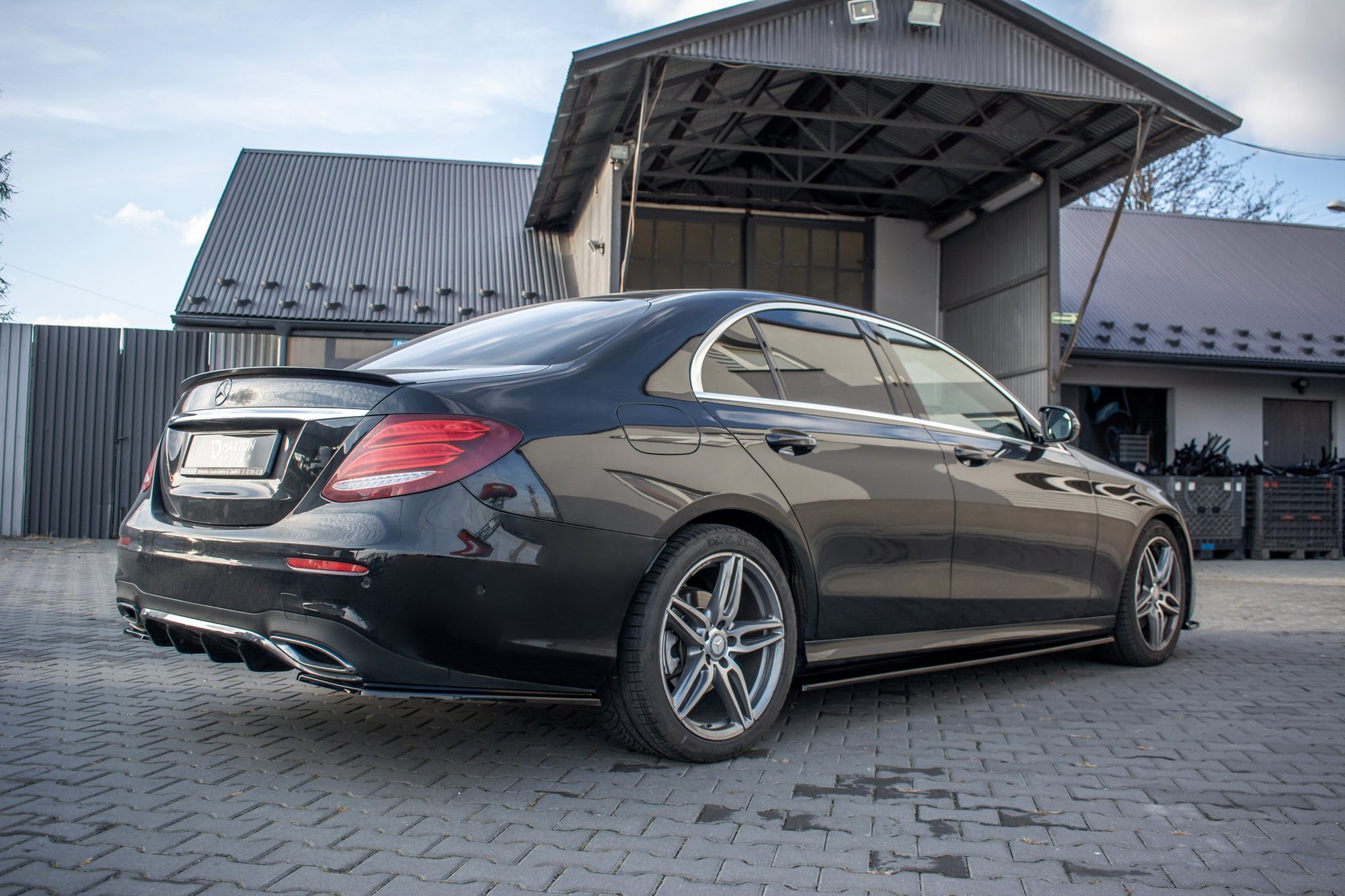 Side Skirts Diffusers Mercedes E43 AMG / AMG-Line W213 - 3