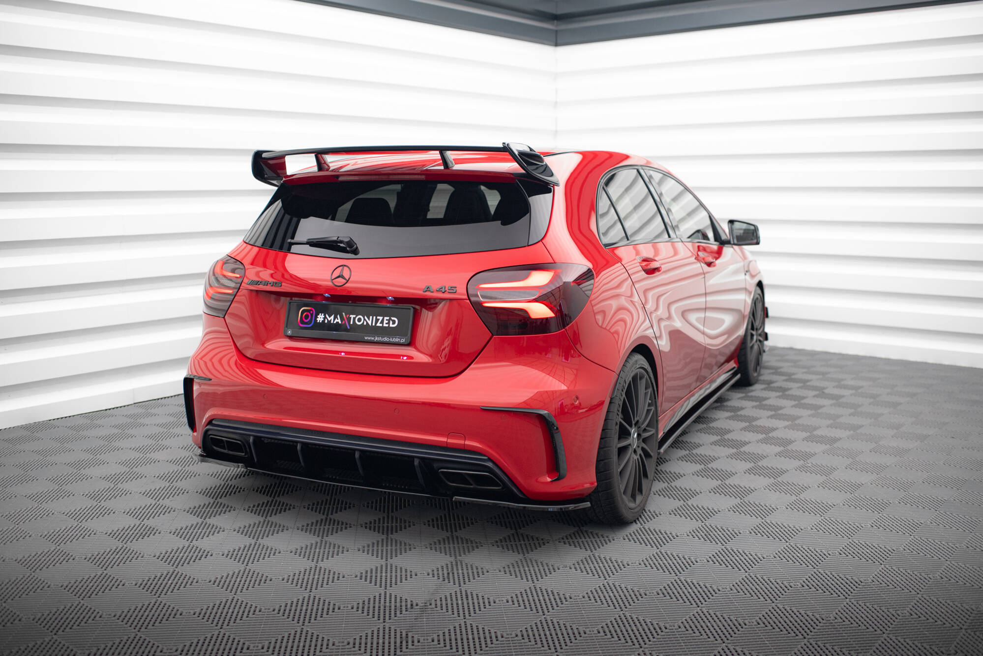 Rear Side Splitters Mercedes A W176 AMG Facelift - 2