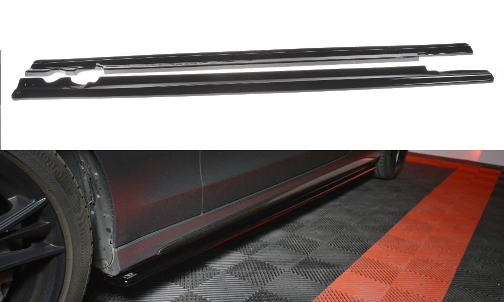Side Skirts Splitters Mercedes C-class W205 Coupe Amg-line (2015-2018)